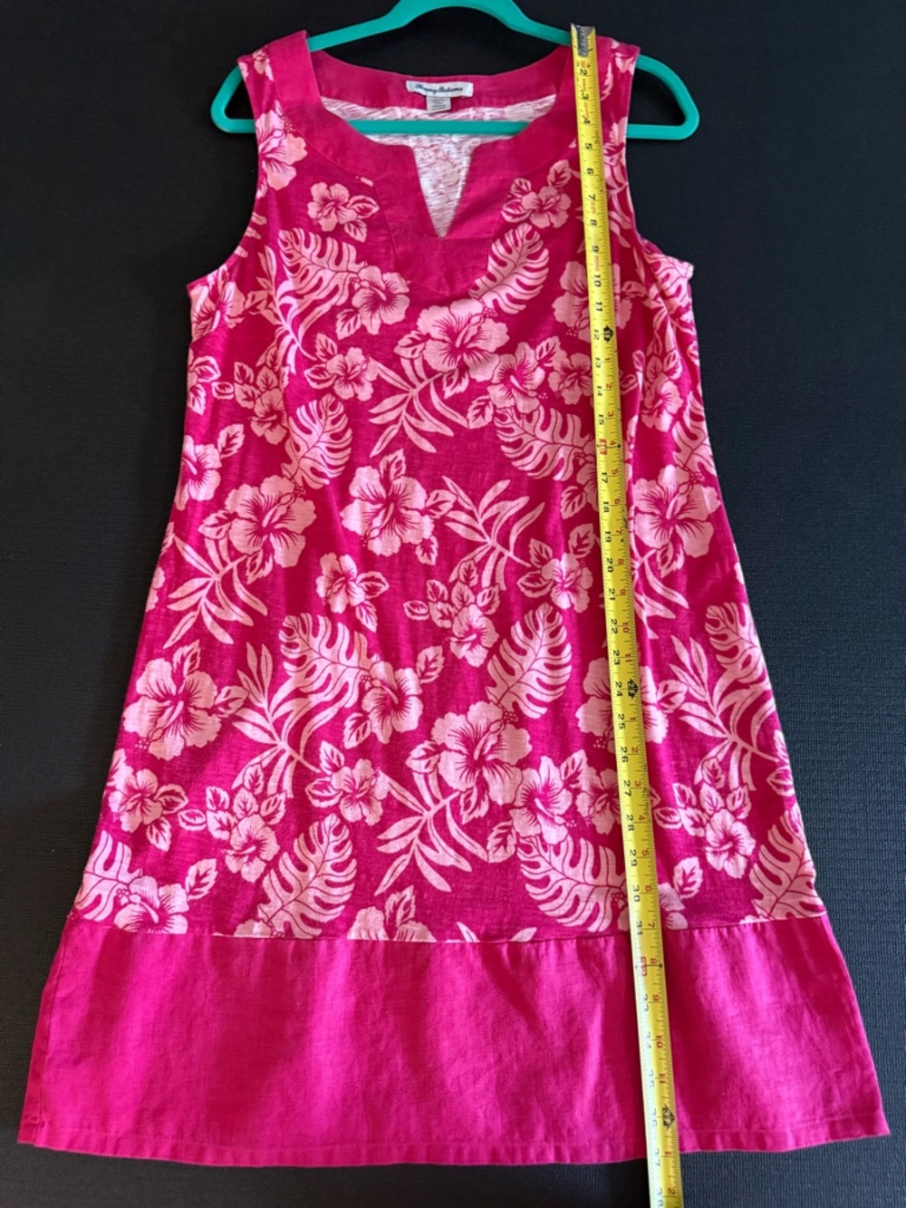 Tommy Bahama Bright Pink Floral Sleeveless Shift Dress